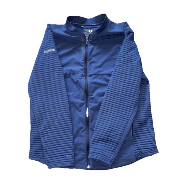 Under Armour  Storm Golf Men’s Dark Blue Quilted Full Zip “Shaket” Meridian “XL” - Picture 1 of 10